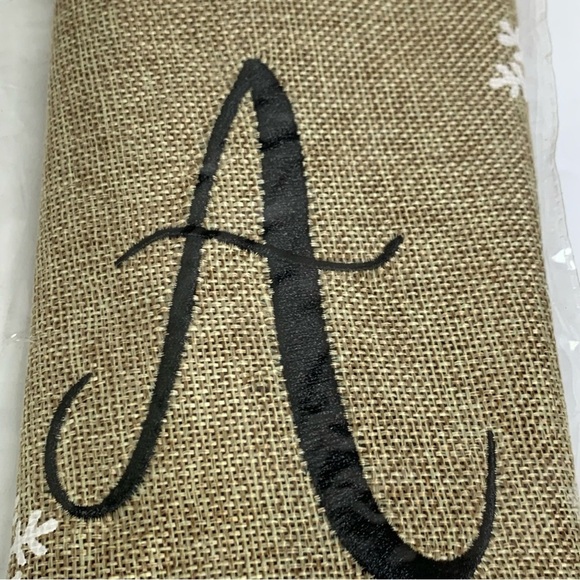 Monogram “A” Outdoor Flag Complete with Hanging Stake New in Original Package - Picture 3 of 5